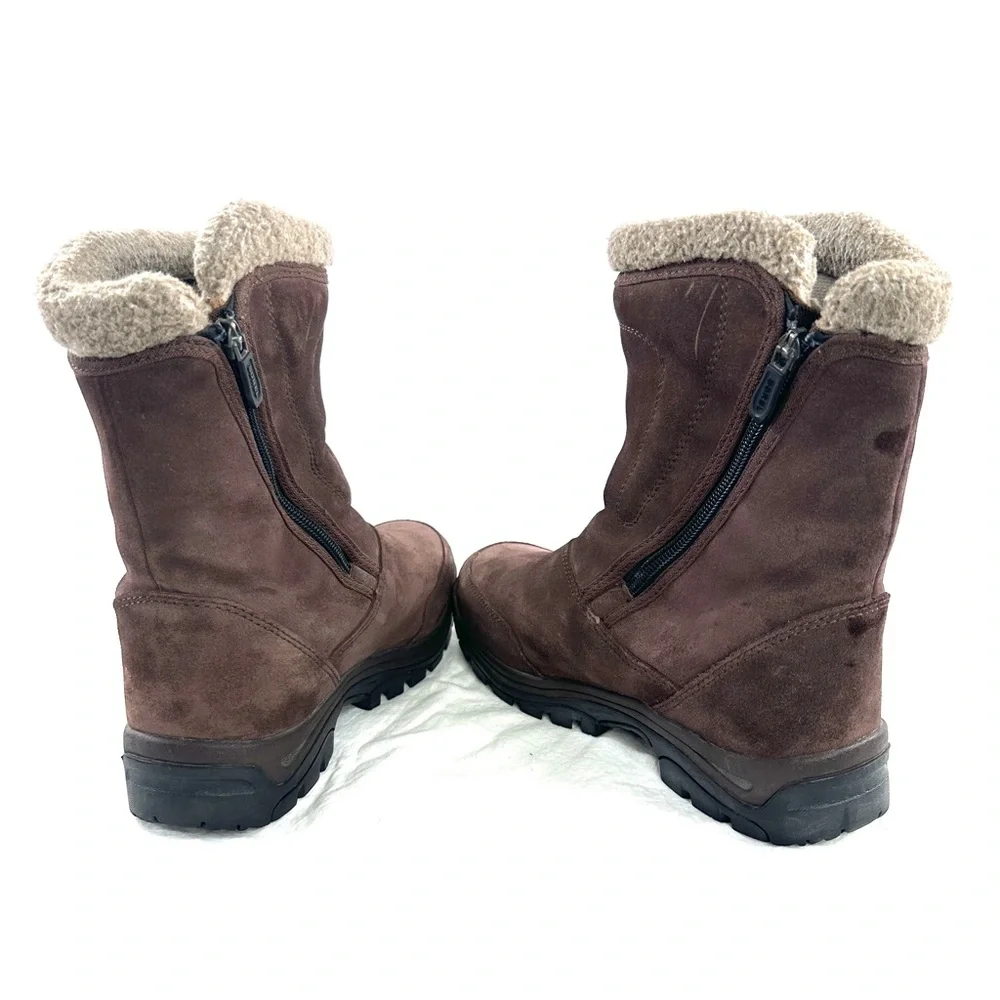 Sorel Buxton Men Size 8.5 Brown Suede Duck Boot Winter Waterproof NM1435204